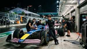 Franco Colapinto en el circuito de Miami