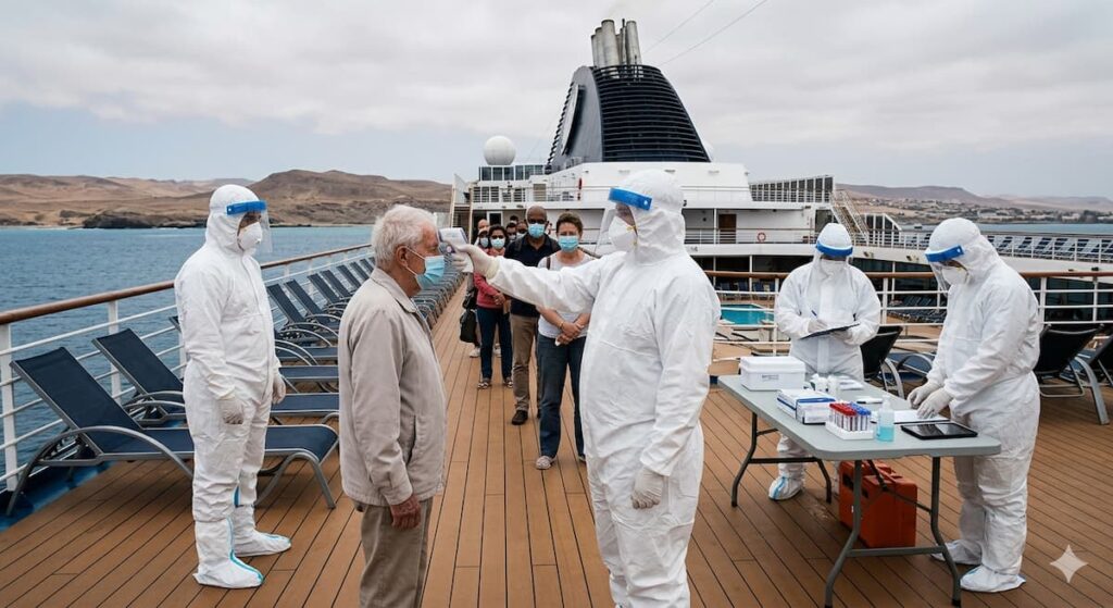 control sanitario en crucero
