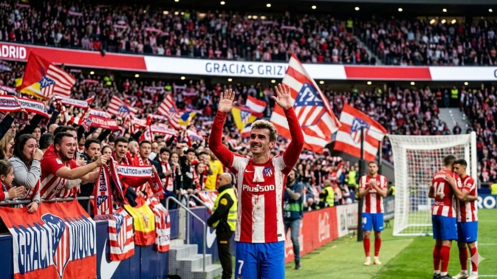 Antoine Griezmann se despidió del Atlético de Madrid