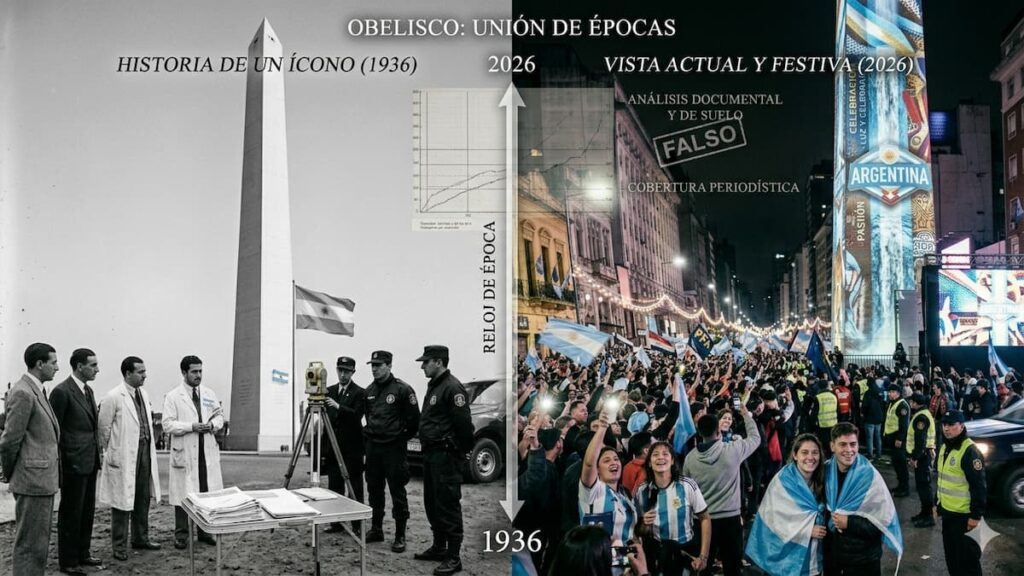El Obelisco fue inaugurado en 1936 y cumple 90 años