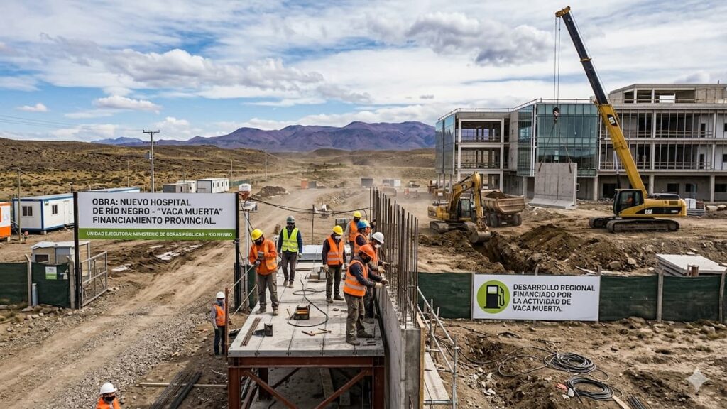 El boom de Vaca Muerta ya impacta en la salud: avanzan obras hospitalarias en Río Negro
