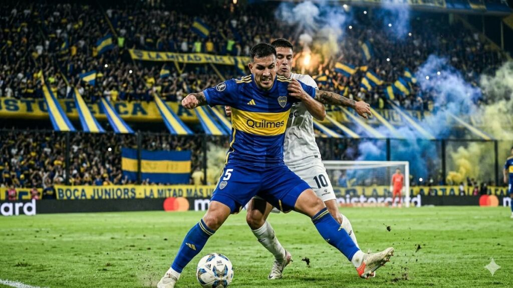 Leandro Paredes fue una de las figuras de Boca ante Cruzeiro