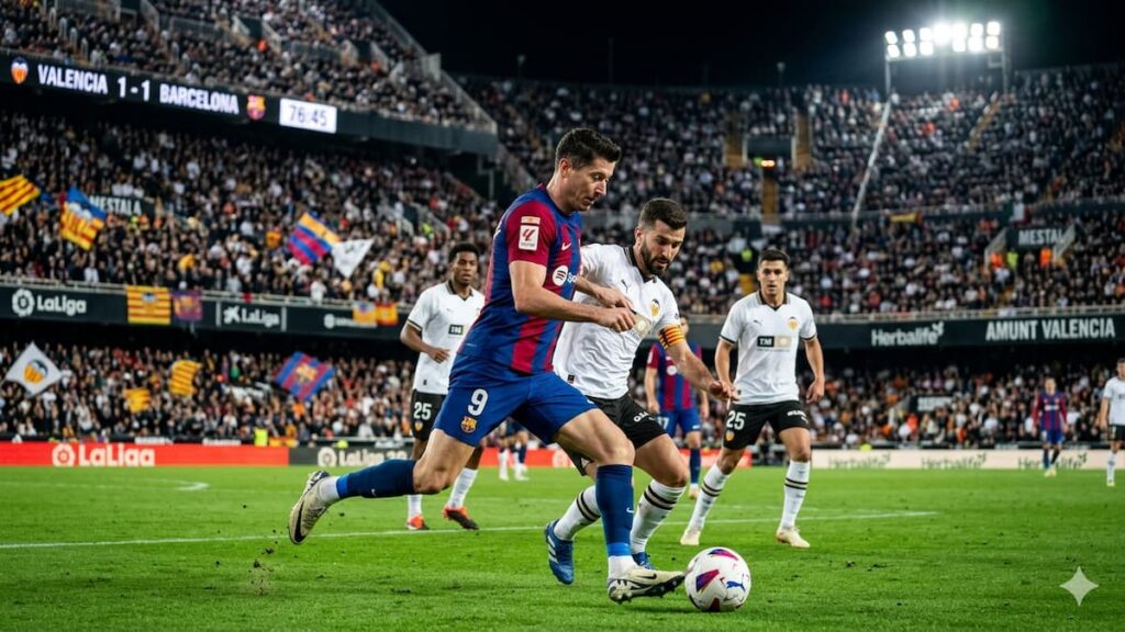 Robert Lewandowski disputó su último partido con Barcelona