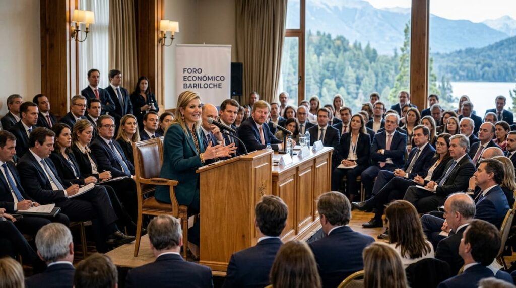 Máxima Zorreguieta puso el foco en la inclusión financiera durante su visita a Bariloche