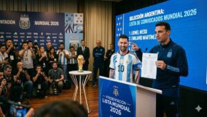 Argentina ya tiene sus 26 convocados para defender el título mundial en Estados Unidos, México y Canadá Lionel Messi encabeza la lista de convocados de Argentina para el Mundial 2026