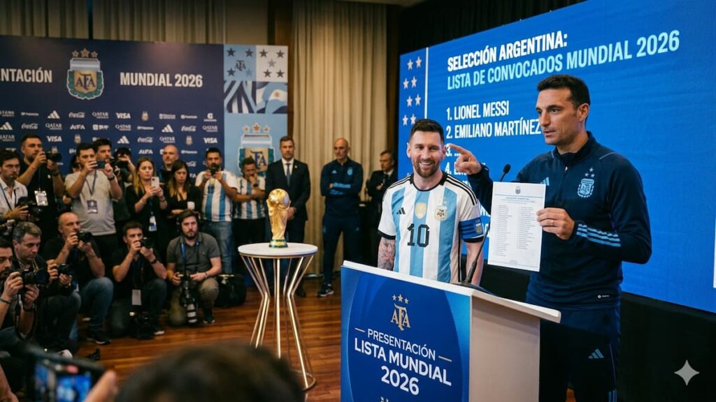 Argentina ya tiene sus 26 convocados para defender el título mundial en Estados Unidos, México y Canadá
