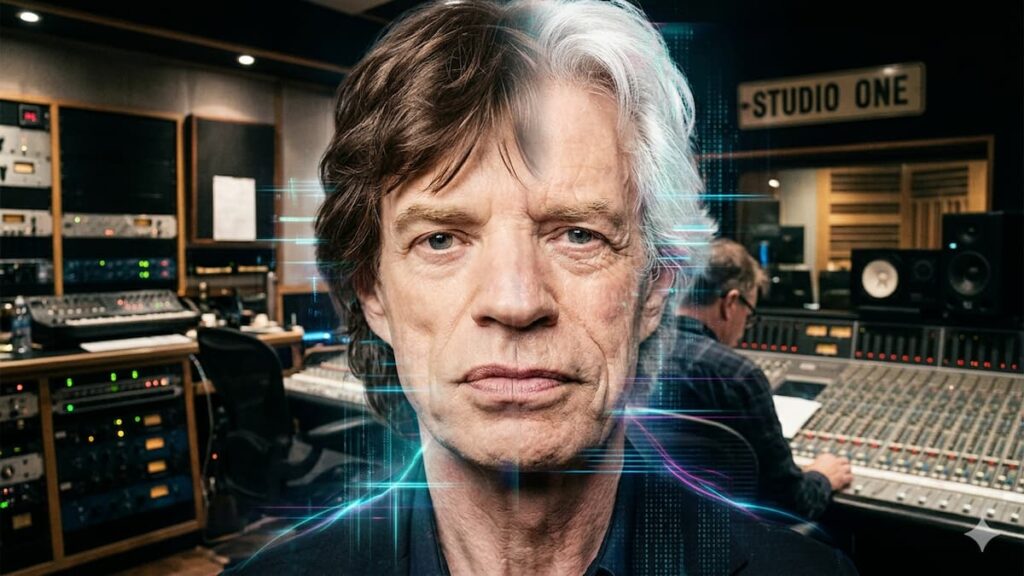 Mick Jagger aparece rejuvenecido digitalmente en el videoclip In The Stars