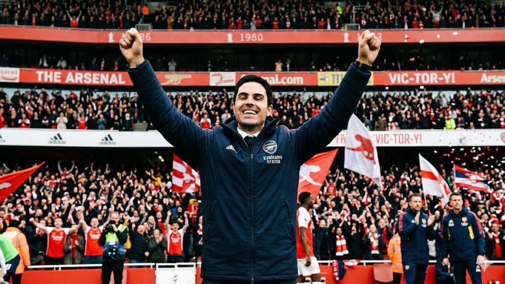 Mikel Arteta condujo al Arsenal al título de la Premier League