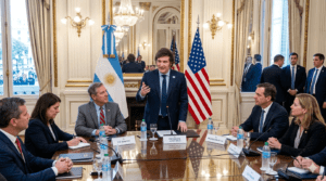 Javier Milei recibe a representantes de Estados Unidos para discutir inversiones