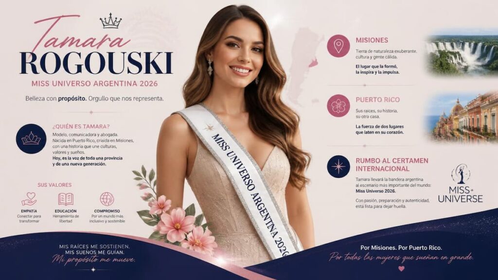 Tamara Rogouski representará a Argentina en Puerto Rico