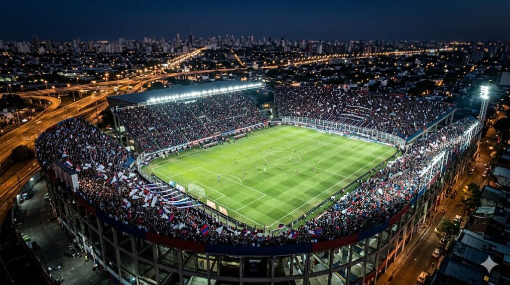 Estadio Nuevo Gasómetro durante el partido