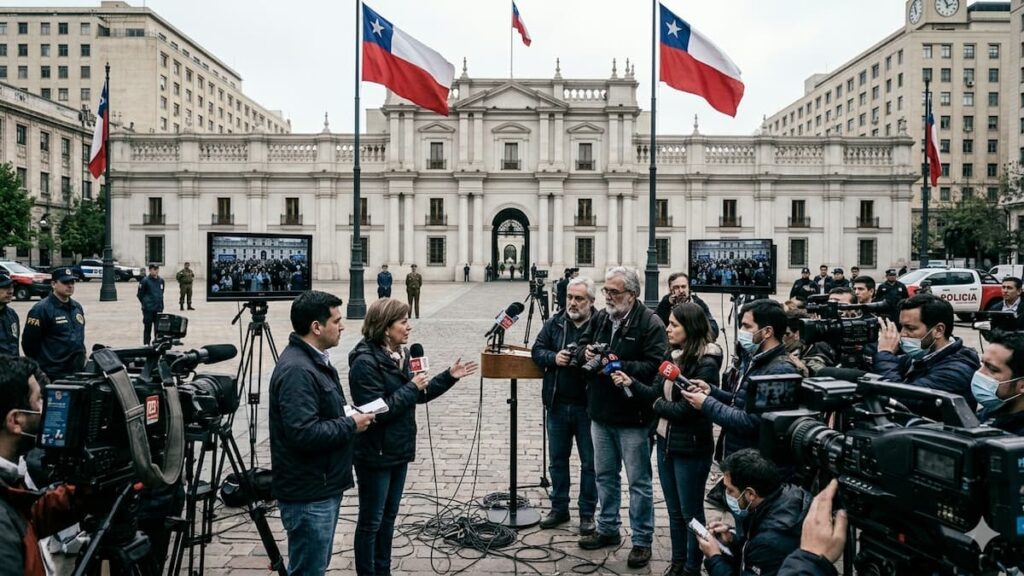 El Palacio de La Moneda, sede del gobierno chileno