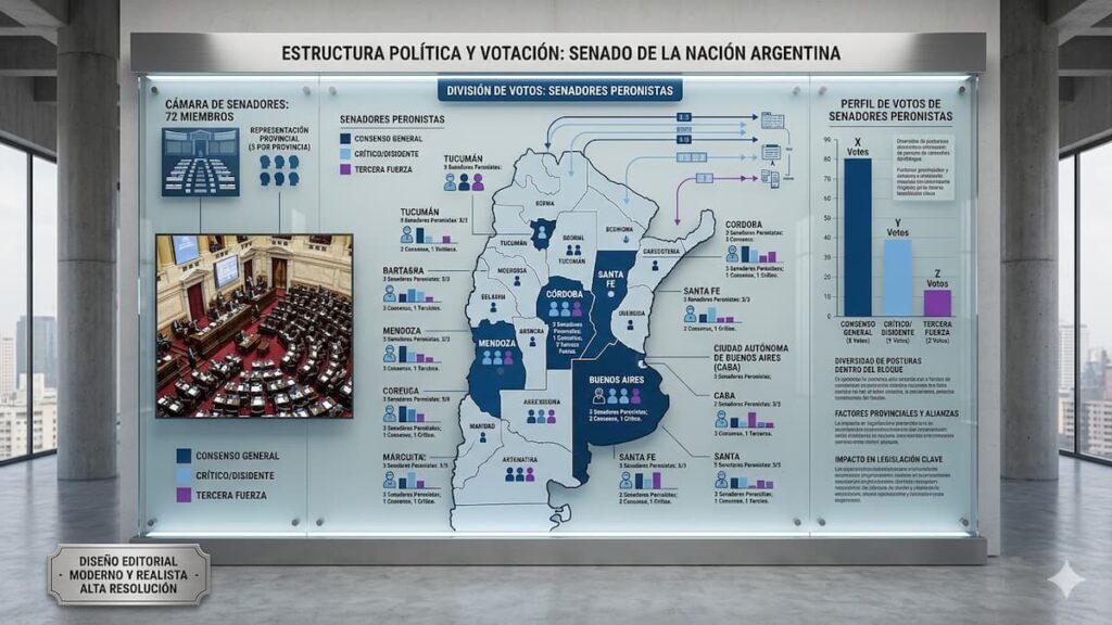 El PJ se dividió en el Senado y parte del bloque apoyó el pliego de Carlos Mahíques