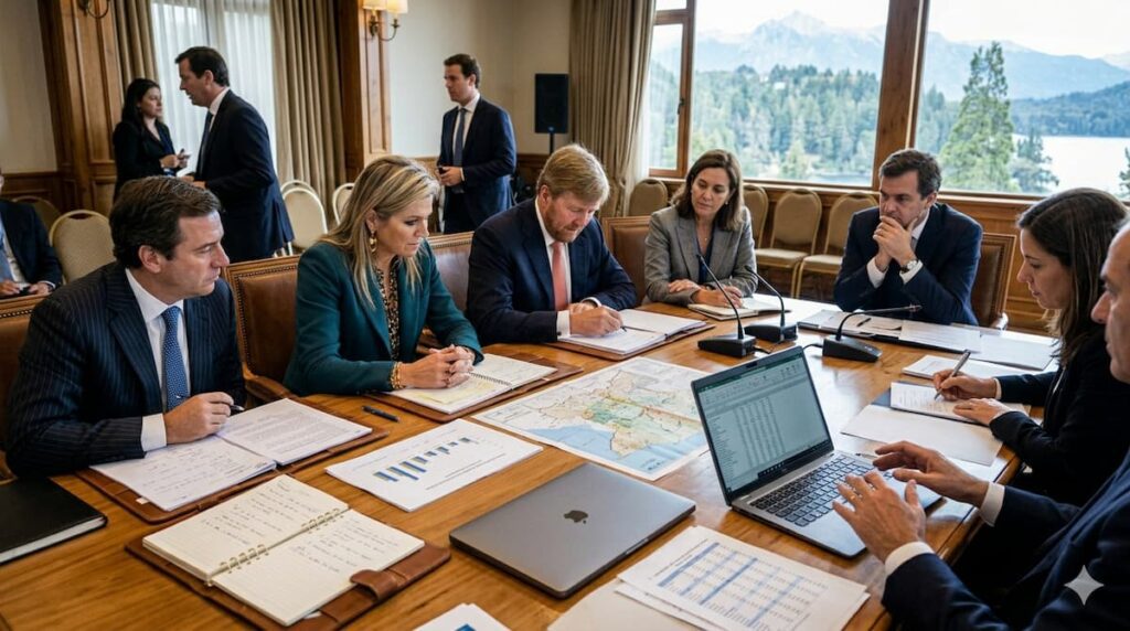 Reunión de empresarios y autoridades en foro económico