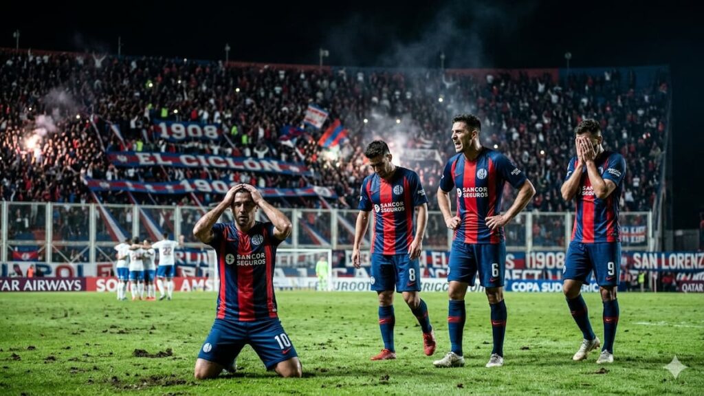 Golpe inesperado en el Nuevo Gasómetro: San Lorenzo quedó afuera de la Sudamericana
