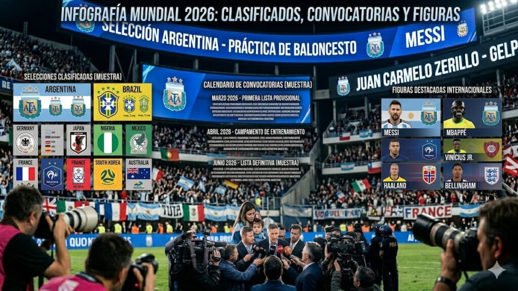 Convocatorias oficiales para el Mundial 2026