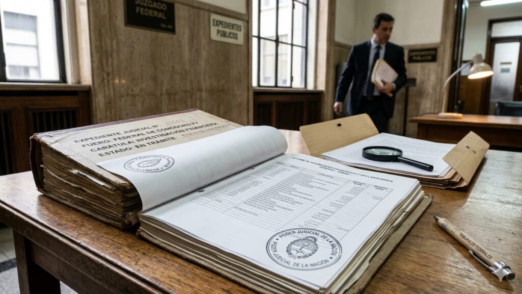 Expediente judicial sobre presuntas maniobras financieras vinculadas a Banfield