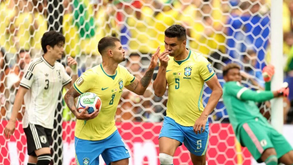 Brasil derrotó 2-1 a Japón con un gol de Gabriel Martinelli