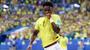 Con un doblete de Vinícius y el regreso de Neymar, Brasil goleó a Escocia