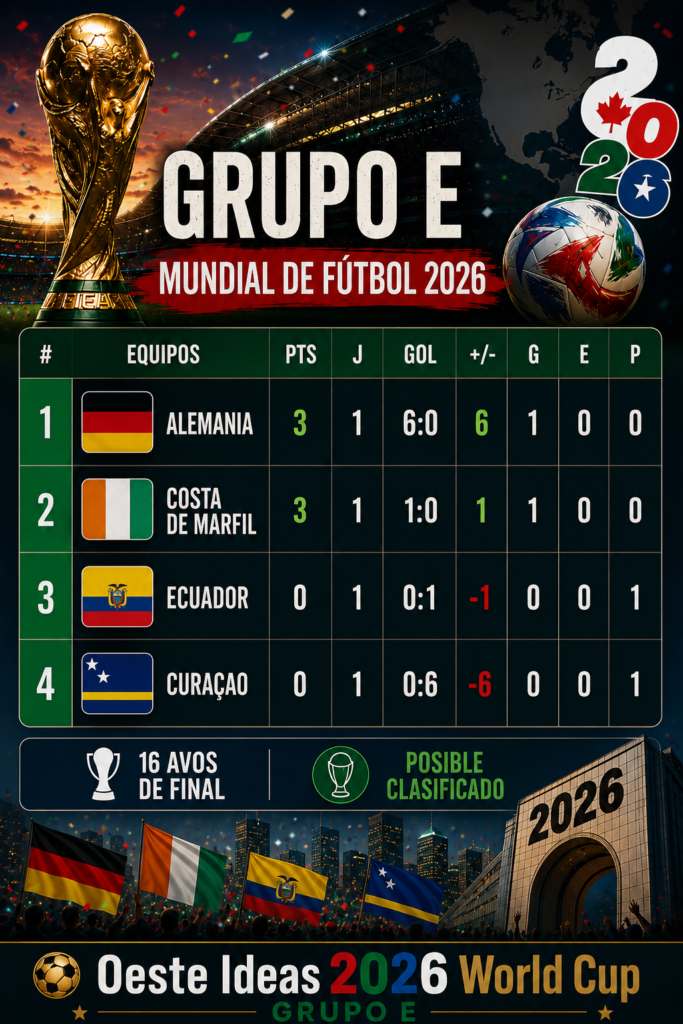 Grupo A Mundial 2026