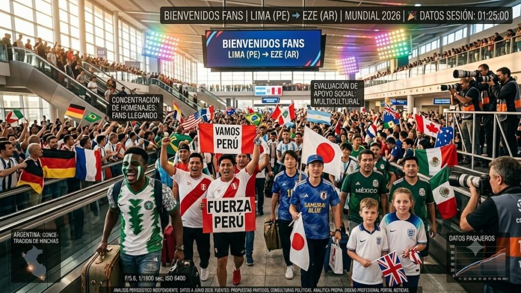 Hinchas viajan para asistir al Mundial 2026