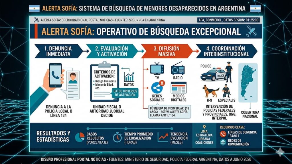 Cómo funciona el sistema Alerta Sofía