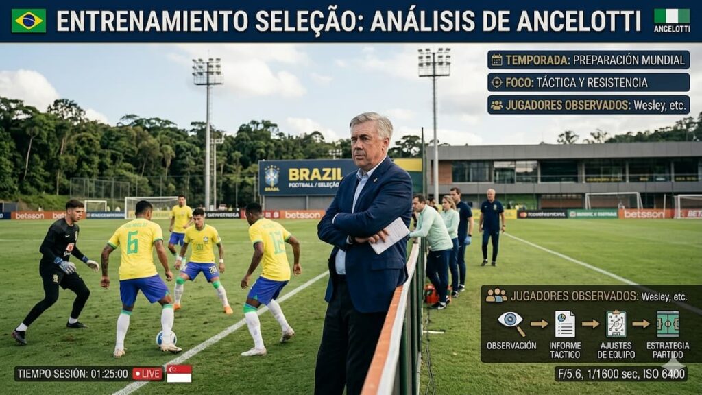 Carlo Ancelotti reorganiza el equipo tras la baja de Wesley