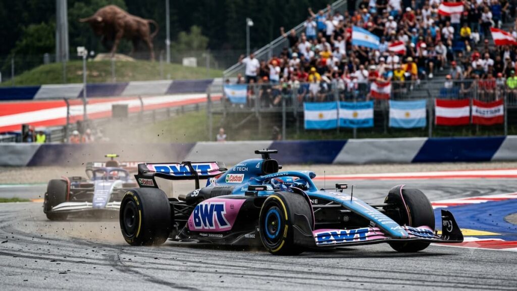 Franco Colapinto terminó 15° en Austria y Alpine se quedó sin puntos