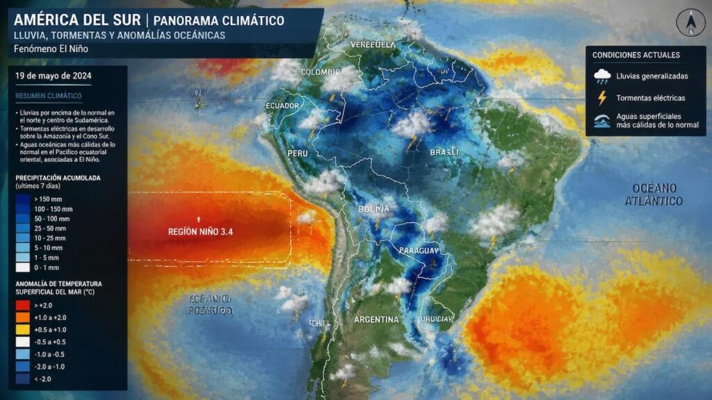 El Niño vuelve a preocupar: por qué podría cambiar el clima en gran parte del país