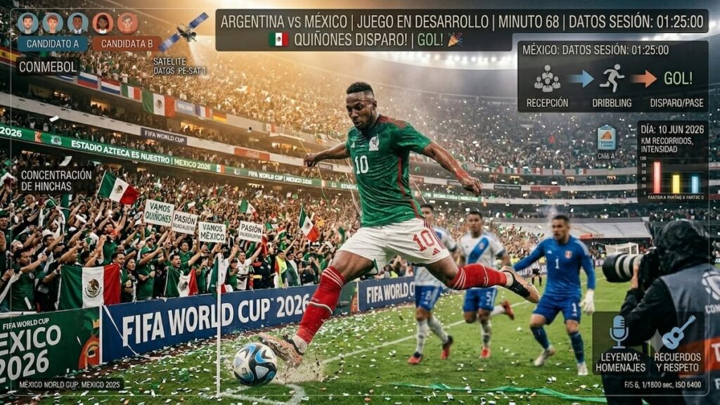 Julián Quiñones durante el partido ante Sudáfrica
