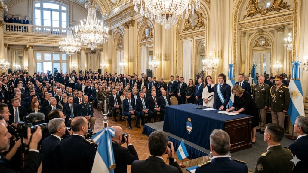 Ceremonia oficial en Casa Rosada