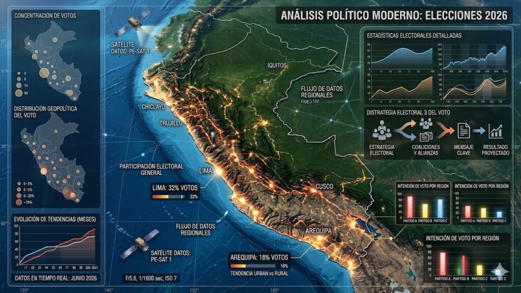 El mapa electoral refleja una elección muy competitiva
