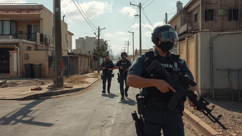 Efectivos participan en un operativo de búsqueda