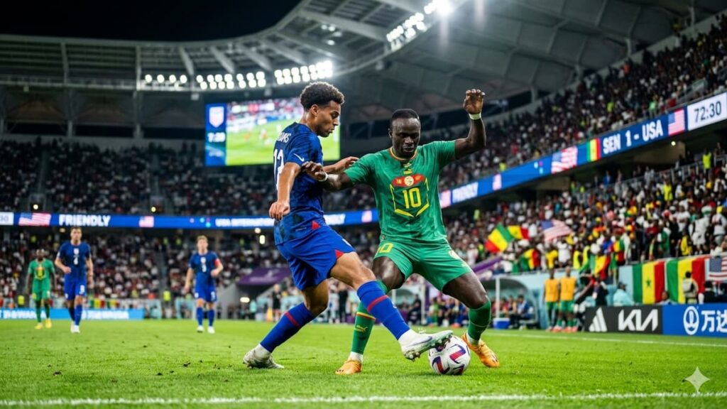 Sadio Mané fue una de las figuras de Senegal