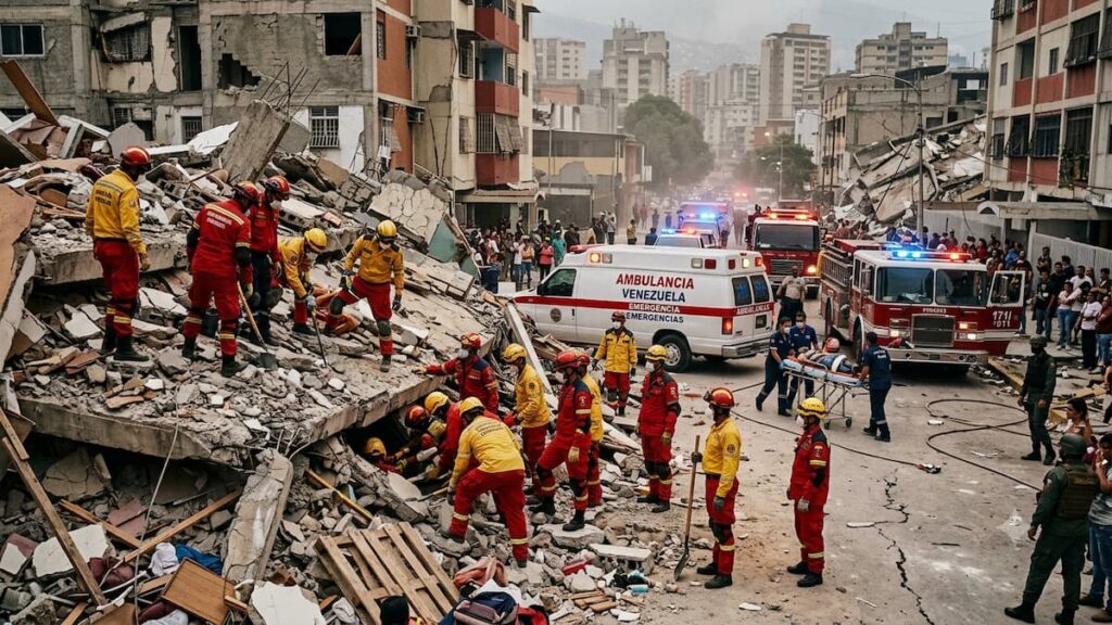 Al menos 164 muertos tras dos potentes terremotos que sacudieron Venezuela