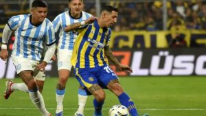 Rosario Central y Racing empataron sin goles en Arroyito Ángel Di María durante el empate entre Rosario Central y Racing.