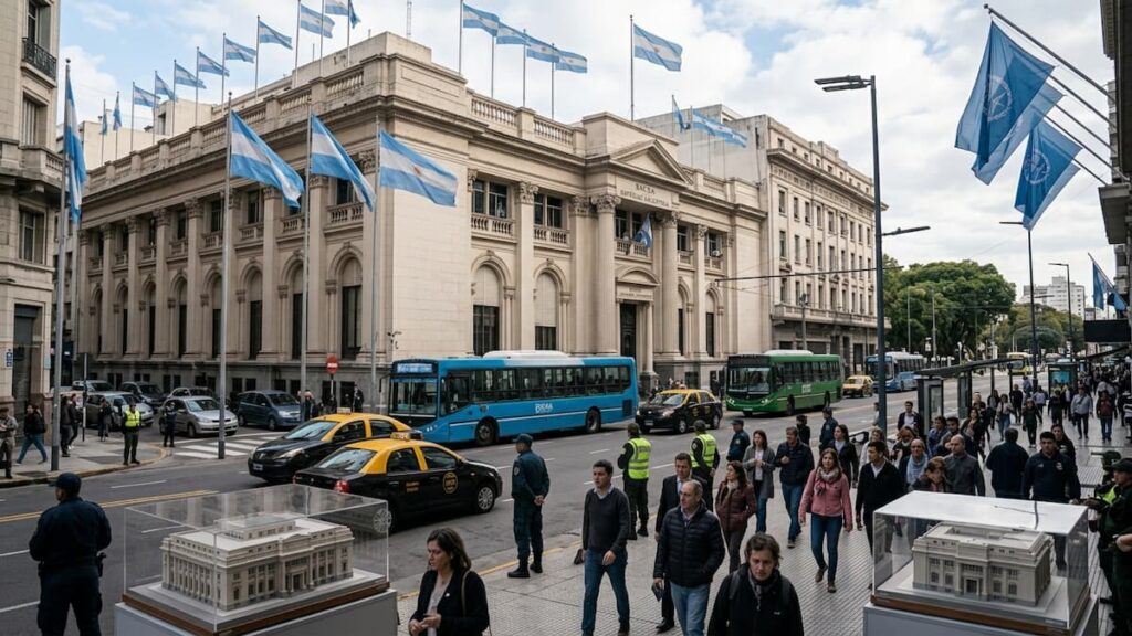Edificio del Banco Central de la República Argentina.