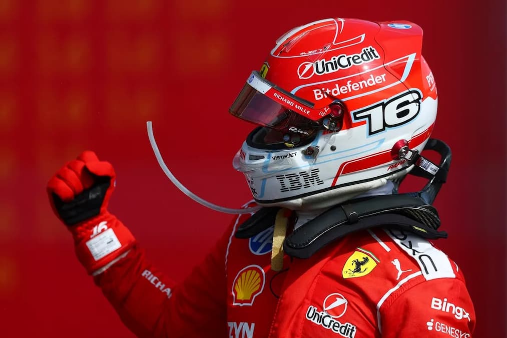 Charles Leclerc regresó a la victoria