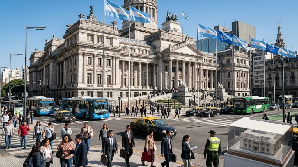 Palacio del Congreso de la Nación Argentina.
