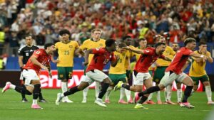 Egipto eliminó a Australia por penales y clasificó a los octavos del Mundial 2026 Egipto celebra la clasificación a octavos.
