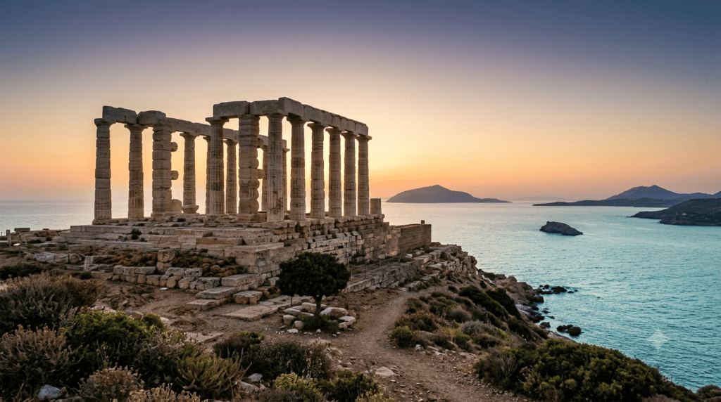 Templo de la antigua Grecia.