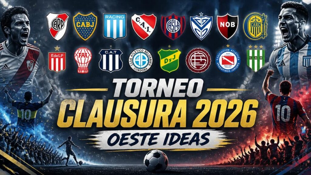 Comienza el Torneo Clausura 2026: así se jugará la primera fecha de la Liga Profesional