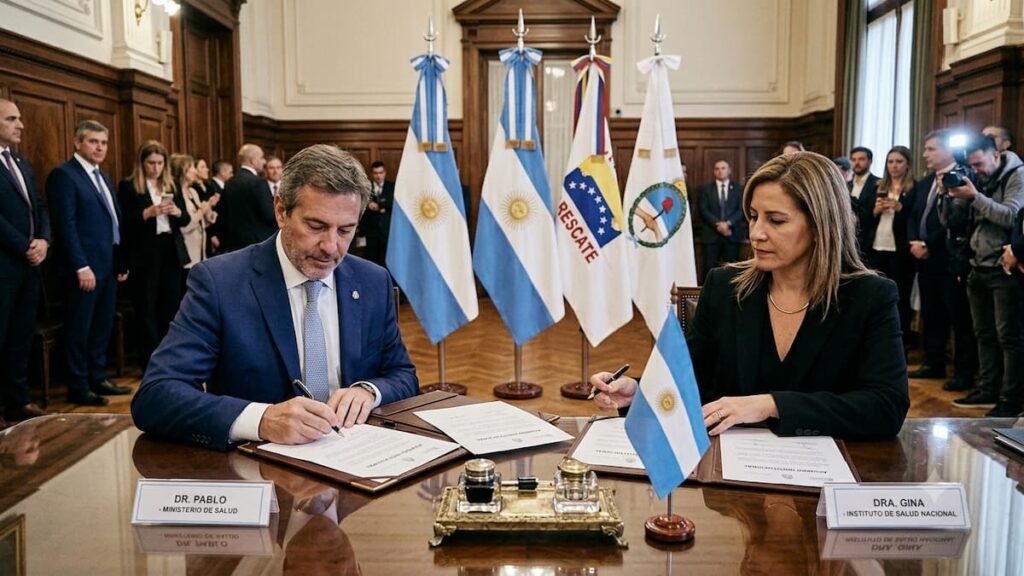 Salud firmó acuerdos con la FDA y B’nai B’rith para fortalecer el sistema sanitario