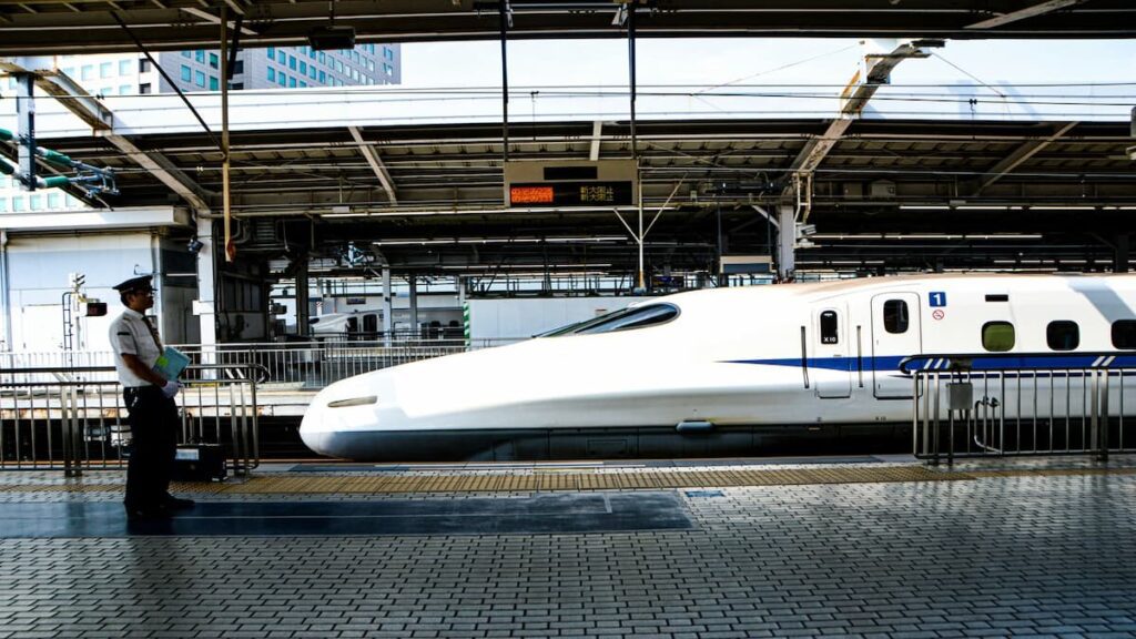 Pruebas del tren Maglev de Japón.