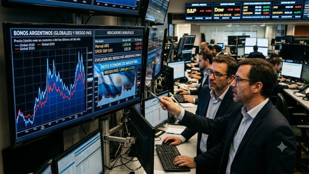 El riesgo país quedó cerca de perforar los 400 puntos y el mercado sigue atento a su evolución