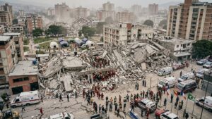 Una semana después, crece el impacto del terremoto que devastó Venezuela Vista de los daños provocados por los terremotos en Venezuela.