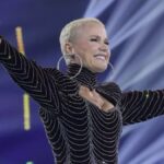 Xuxa durante uno de sus shows en Brasil en 2026.