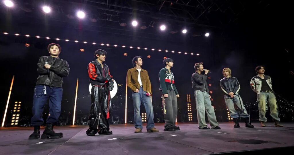 BTS en el escenario