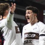 Guido Mainero marcó el gol del triunfo de Platense ante Independiente.