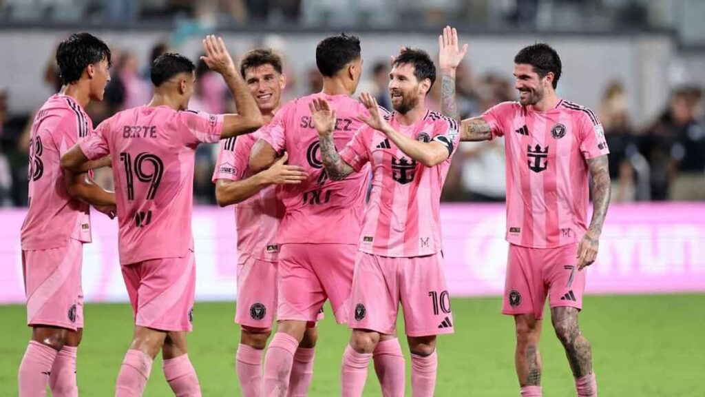 Inter Miami celebra la goleada ante Montreal